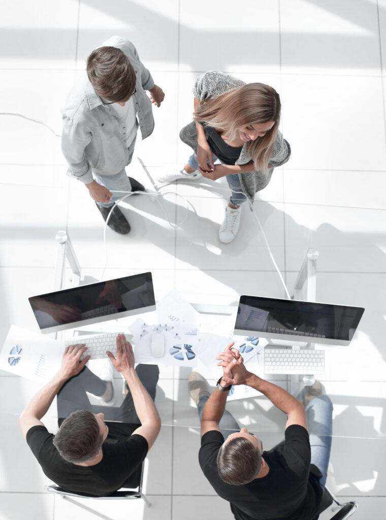 managers ask questions to employees