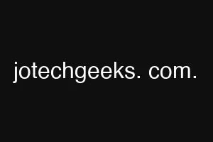 jotechgeeks. com.